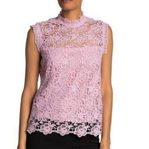 Nanette Lepore Sugar Plum SpringFling Sleeveless Blouse Medium